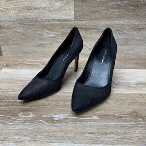 Via Spiga Black  Pointed Toe Heels Women's Size 7.5